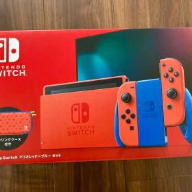 ★美品★Nintendo Switch本体 マリオレッド×ブルー セット