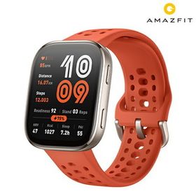 アマズフィット Bip6 スマートウォッチ ブランド メンズ レディース Bluetooth Amazfit SP170074-C03 デジタル ブラック レッド