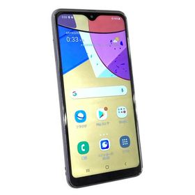 中古 samsung Galaxy A21 64GB ブラック SCV49 au