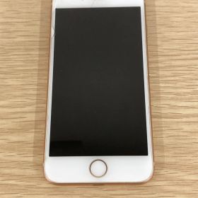 ！２【通電確認済】【初期化済】iPhone 8 ピンクゴールド 画面左上ひび割れ有り【スマホ】【0.5】