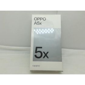 【未使用】Oppo 国内版 【SIMフリー】 OPPO A5x 4GB 128GB ホワイト【川崎】保証期間３ヶ月