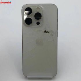 【中古】iPhone15 Pro 128GB ホワイトチタニウム MTU83J/A AU版SIMフリー ジャ