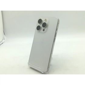 【中古】Apple 国内版 【SIMフリー】 iPhone 15 Pro 128GB ホワイトチタニウム MTU83J/A【OSU301】保証期間1ヶ月【ランクC】