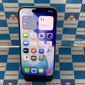 【中古】即日発送可iPhone15 Pro 128GB ホワイトチタニウム MTU83J/A SIMフリー