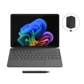 Microsoft｜マイクロソフト ノートパソコン 特別モデル Surface Pro 12インチ プラチナ + キーボード（スリムペン付き）+ 充電器 EP2-46399 [Copilot+ PC /12.0型 /Windows11 Home /Snapdragon X Plus /メモリ：16GB /UFS：256GB /M365 (24か月) or Office 選択可能]