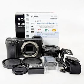 【美品】ソニー α6400 レンズキット ILCE-6400K ミラーレスカメラ