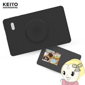 デジタルカメラ ポケットサイズ 超スリム！ KEIYO 慶洋エンジニアリング AN-DC004-BK ブラック