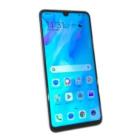 中古 HUAWEI P30 lite 64GB パールホワイト MAR-LX2J SIMフリー ※SIMトレイ欠品