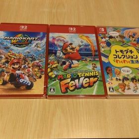 【Switch2】 マリオカート ワールド、マリオテニス フィーバー、トモダチコレクション わくわく生活 3本セット