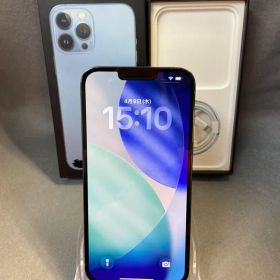 美品国内版SIMフリーiPhone13 pro max 128GBシエラブルー