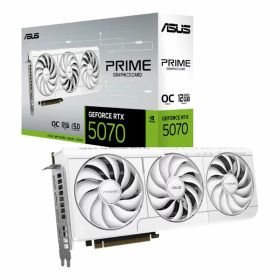 【30日は24時間限定クーポン配布】ASUS エイスースPRIME GeForce RTX 5070 White OC Edition 12GB GDDR7 PRIME-RTX5070-O12G-WHITE(2653854)代引不可 送料無料