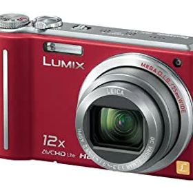 【中古-非常に良い】パナソニック デジタルカメラ LUMIX1010万画素 光学12倍ズーム(レッド)DMCTZ7R DMC-TZ7-R