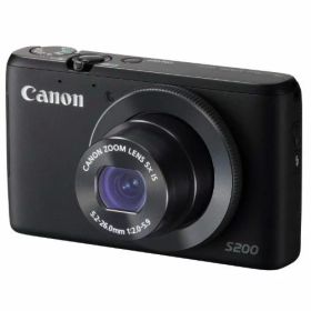 【中古】【1年保証】【美品】Canon PowerShot S200 ブラック