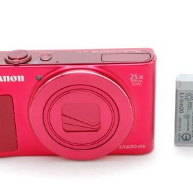 【美品】キャノン パワーショット コンパクト デジタル カメラ Canon PowerShot SX620HS 20.2 MP Red Digital Camera #A0811T260308