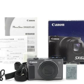 【超美品】キャノン パワーショット デジタル カメラ Canon PowerShot SX620HS 20.2 MP Black Digital Camera #A0815T260311