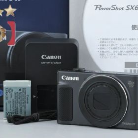 【中古】Canon キヤノン PowerShot SX620 HS ブラック コンパクトデジタルカメラ 元箱付き
