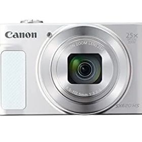 【中古】Canon コンパクトデジタルカメラ PowerShot SX620 HS ホワイト 光学25倍ズーム/Wi-Fi対応 PSSX620HSWH