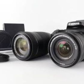 ia1083amy《 ショット数 4000回以下》Canon デジタル一眼レフカメラ EOS Kiss X10 ダブルズームキット ブラック EOSKISSX10BK-WKIT