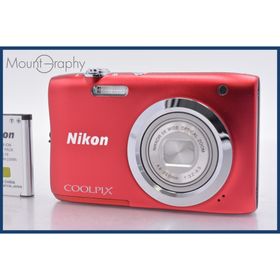 【動作保証】 ニコン Nikon COOLPIX A100 5x バッテリー付属 同梱無料 #mj8166(コンパクトデジタルカメラ)