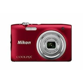 【中古】Nikon デジタルカメラ COOLPIX A100 光学5倍 2005万画素 レッド A100RD(コンパクトデジタルカメラ)
