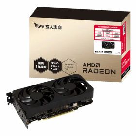 【30日はエントリーで最大5000ポイント】玄人志向 クロウトシコウRadeon RX 9060 XT グラフィックボード 転送不可 RD-RX9060XT-E16GB/DF(2653851)代引不可 送料無料