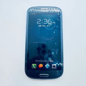 【画面割れ】 Galaxy S Ⅲ S3 SC-06D 本体 動作確認済み