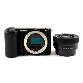 ソニー SONY VLOGCAM ZV-E10 II パワーズームレンズキット ZV-E10M2K B ブラック デジタル ミラーレス 一眼カメラ 【中古】