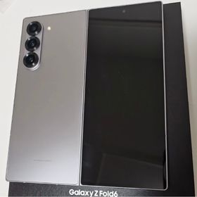 ギャラクシー(Galaxy)のSAMSUNG GALAXY Z FOLD6 256GB シルバー 国内版 au(スマートフォン本体)