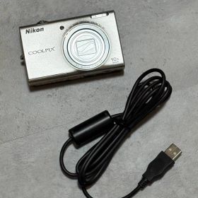 Nikon COOLPIX S6200 コンパクトデジタルカメラ デジカメ シルバー 動作確認ok!
