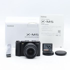 フジフイルム(富士フイルム)のFUJIFILM X-M5 レンズキット XF15-45mm ブラック(ミラーレス一眼)