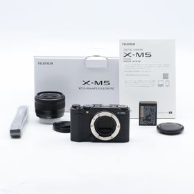 フジフイルム(富士フイルム)のFUJIFILM X-M5 レンズキット XF15-45mm ブラック(ミラーレス一眼)