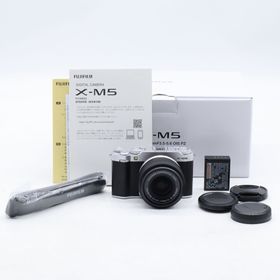 フジフイルム(富士フイルム)のFUJIFILM X-M5 XC15-45mm レンズキット シルバー(ミラーレス一眼)
