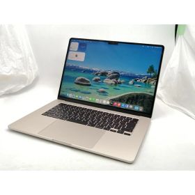【中古】Apple MacBook Air 15インチ M2(CPU:8C/GPU:10C) 8GB/256GB スターライト MQKU3J/A (M2,2023)【ECセンター】保証期間1ヶ月【ランクB】
