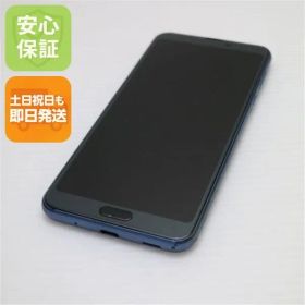美品 SHV46 クラッシィーブルー スマホ 本体 白ロム 土日祝発送OK 02000