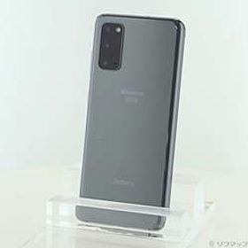 〔中古品（難あり）〕 Galaxy S20 5G 128GB コスミックグレー SC-51A docomoロック解除SIMフリー ［6.2インチ有機EL／Snapdragon 865／RAM:12GB／ナノSIM］〔中古品（難あり）〕 Galaxy S20 5G 128GB コスミックグレー SC-51A docomoロック解除SIMフリー ［6.2インチ有機EL／Snapdragon 865／RAM:12GB／ナノSIM］