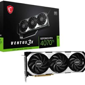 【中古】 MSI グラフィックスボード GeForce RTX 4070 Ti VENTUS 3X 12G OC VD8370