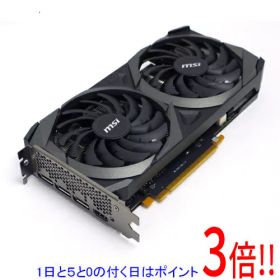 【1日と5.0のつく日、18日はポイント3倍！】【中古】MSI製グラボ GeForce RTX 3060 Ti VENTUS 2X 8G OCV1 LHR PCIExp 8GB