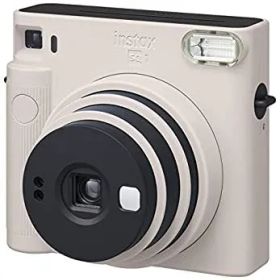 【中古-非常に良い】 FUJIFILM 富士フイルム インスタントカメラ チェキスクエア instax SQUARE SQ1 チョークホワイト INS SQ 1 WHITE
