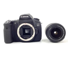 キヤノン(Canon)の【全額返金保証】【最速発送】Canon デジタル一眼 EOS 60D EF-S18-55 IS レンズキット ブラック 美品 動作確認済(デジタル一眼)