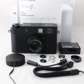 ☆美品☆ 富士フイルム FUJIFILM コンパクトデジタルカメラ X-half ブラック F X-HF1-B JP 二言語対応 フジフイルム #4826