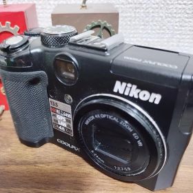 【美品】ニコン クールピクス P6000 コンパクト デジタルカメラ 黒 人気