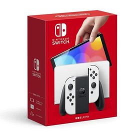 【即納新品/保証書印なし】Nintendo Switch(有機ELモデル) Joy-Con(L)/(R) ホワイト HEG-S-KAAAA本体
