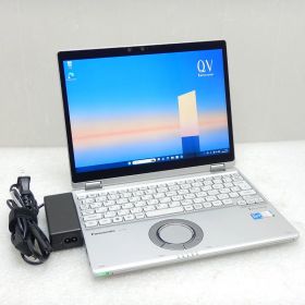 【中古】Panasonic Let's note CF-QV1RFAVS 第11世代 Core i5 1145G7 メモリ16GB SSD256GB 12インチ WQXGA+ タッチパネル Windows11 Pro LTE 2in1 ノートパソコン 001