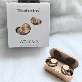 美品TechnicsEAH-AZ40M2 ワイヤレスイヤホン ローズゴールド