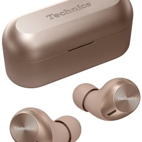 テクニクス ワイヤレスイヤホン EAH-AZ40-N ローズゴールド bluetooth マルチポイント IPX4 アプリ対応 [ローズゴールド] [マルチポイント対応]