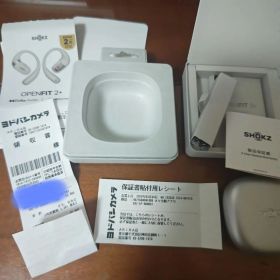 SHOKZ OPENFIT 2+ ワイヤレスイヤホン お色♡ライトグレー系