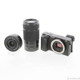 〔中古〕SONY(ソニー) α6400 ILCE-6400Y ダブルズームレンズキット ブラック〔348-ud〕
