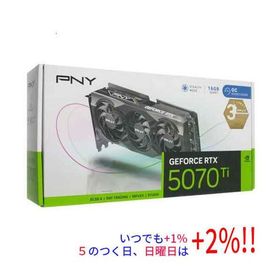 【中古】PNY GeForce RTX 5070 Ti 16GB Overclocked Triple Fan VCG5070T16TFXPB1-O PCIExp 16GB 元箱あり【いつでも+1％！5のつく日と日曜日は+2%！】 爆買