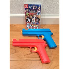 ニンテンドースイッチ(Nintendo Switch)のSwitch スイッチ ソフト もしかして？ おばけの射的屋 ガンコン２個(家庭用ゲームソフト)