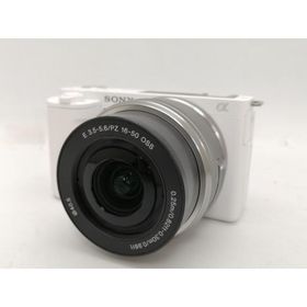 【中古】SONY VLOGCAM ZV-E10L パワーズームレンズキット ホワイト【新宿2】保証期間１ヶ月【ランクA】